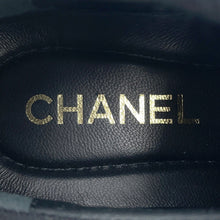 Load image into Gallery viewer, CHANEL Back Logo Low-Cut Sneakers BlackG45712 pile Size 37C
