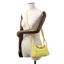 Load image into Gallery viewer, HERMES Lindy Lime Taurillon Clemence Size Mini
