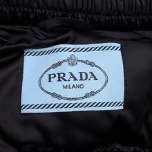 将图像加载到图库查看器中，PRADA Down Coat with Triangle Logo 2018 Model Size 42 Black29B353 Nylon
