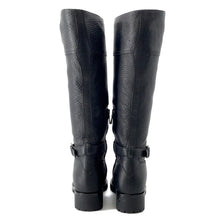 Load image into Gallery viewer, PRADA Long boots with PRADA logo Black Leather Size 37H
