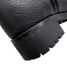 Load image into Gallery viewer, PRADA Long boots with PRADA logo Black Leather Size 37H
