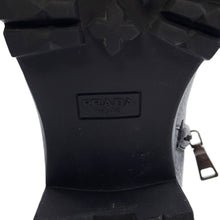 Load image into Gallery viewer, PRADA Long boots with PRADA logo Black Leather Size 37H
