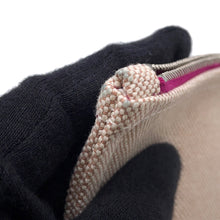 将图像加载到图库查看器中，HERMES Flat Pouch New Yachting PM Beige/Purple Canvas Size PM
