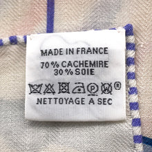 Load image into Gallery viewer, HERMES Giant Square HORSE CLUB Horse Club Size 140 Blue Ciel/Pink/Multicolor Cashmere70%
