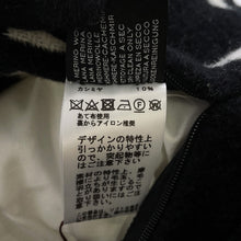 将图像加载到图库查看器中，HERMES Avalon 3 Cushion Size PM/Approximately19.7&quot; Ecru/Black Wool 90% Cashmere10%
