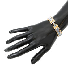 Load image into Gallery viewer, HERMES ClicH Honage Brides de Coeur Size PM Ivory/Light Blue Metal Enamel
