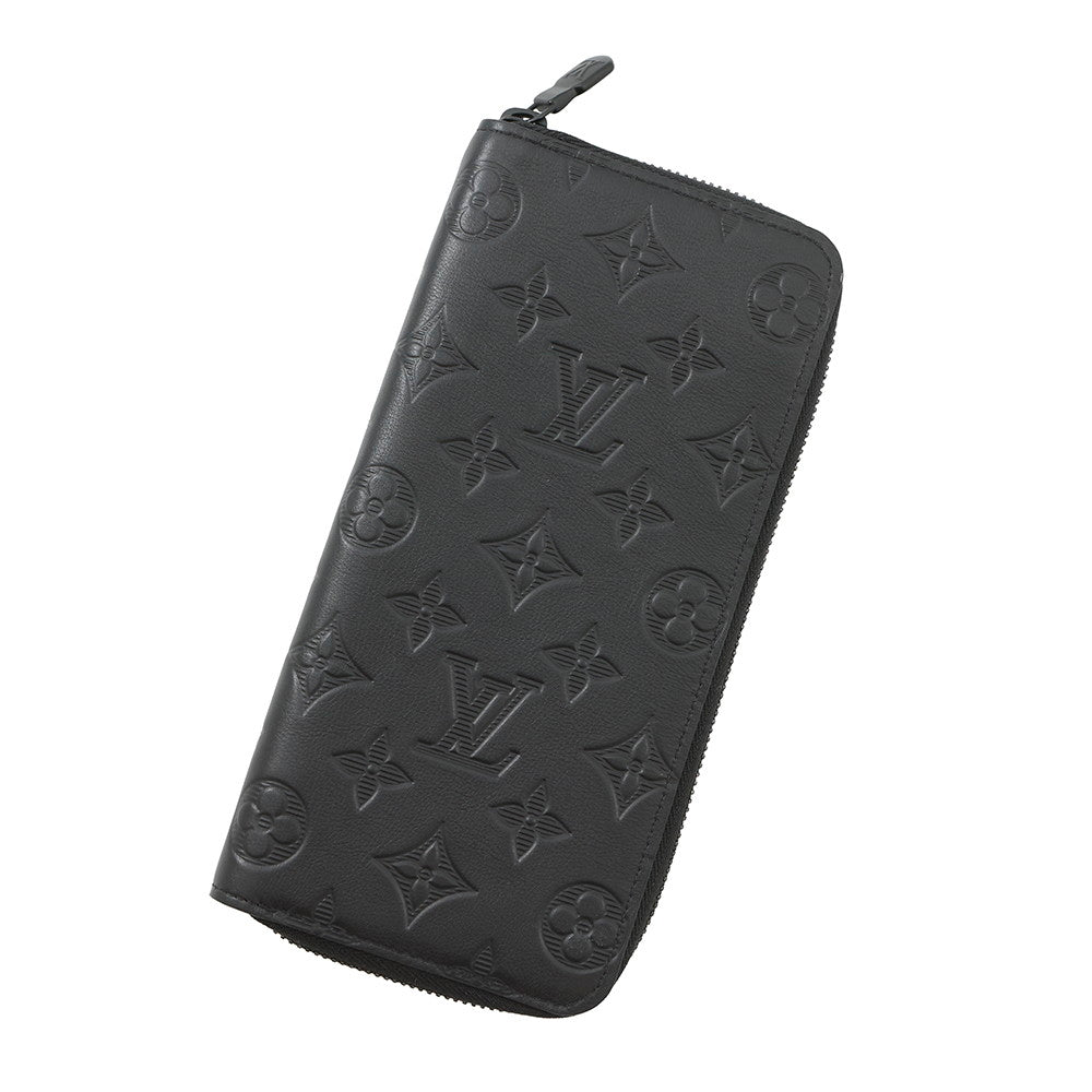 LOUIS VUITTON Zippy wallet Vertical NoirM62902 Monogram Shadow
