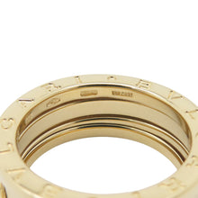 将图像加载到图库查看器中，BVLGARI B.Zero1 Ring Size 53/#13 18K Yellow Gold
