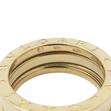将图像加载到图库查看器中，BVLGARI B.Zero1 Ring Size 53/#13 18K Yellow Gold
