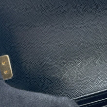 Load image into Gallery viewer, CHANEL Boy Chanel ChainShoulder Bag BlackA67085 Caviar Leather Size Small
