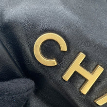 Load image into Gallery viewer, CHANEL Chanel 22 Handbag BlackAS3980 Shiny Calf Leather Size Mini
