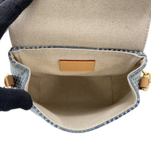 Load image into Gallery viewer, LOUIS VUITTON Nano Steamer 2024 Summer Men&#39;s Bag Blue/BeigeN40751 Damier・Denim
