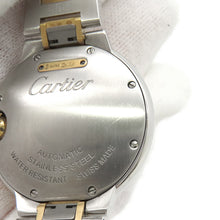 将图像加载到图库查看器中，CARTIER Ballon Blue de Cartier W33mm Stainless Steel K18YG Silver DialW2BB0037
