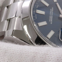 将图像加载到图库查看器中，ROLEX Datejust II W41mm Stainless Steel Blue Dial116300
