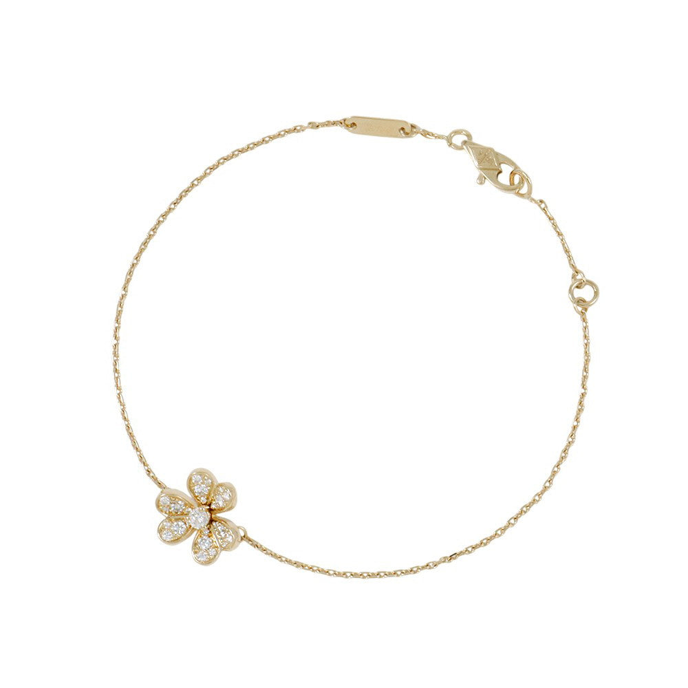 Van Cleef & Arpels Frivole Bracelet Size MiniVCARP24100 18K Yellow Gold