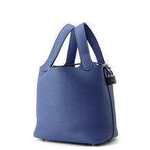 Load image into Gallery viewer, HERMES Picotin Lock Blue Tie Taurillon Clemence Size PM

