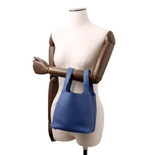 Load image into Gallery viewer, HERMES Picotin Lock Blue Tie Taurillon Clemence Size PM
