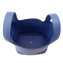 Load image into Gallery viewer, HERMES Picotin Lock Blue Tie Taurillon Clemence Size PM
