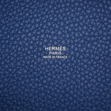 Load image into Gallery viewer, HERMES Picotin Lock Blue Tie Taurillon Clemence Size PM
