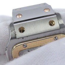 将图像加载到图库查看器中，CARTIER Santos Galve LM W29.5mm Stainless Steel K18YG Ivory Dial81036283
