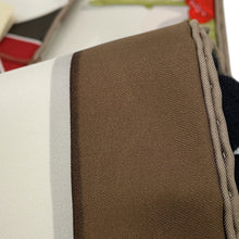 Load image into Gallery viewer, HERMES Wristwatch by Carre L&#39;Heure des Gants Gloves Size 90 Blanc Casse/Etoupe/RougeH Silk100%
