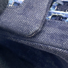 将图像加载到图库查看器中，CHANEL Matelasse W flap ChainShoulder NavyA01112 Tweed Denim Leather
