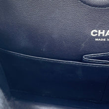 将图像加载到图库查看器中，CHANEL Matelasse W flap ChainShoulder NavyA01112 Tweed Denim Leather
