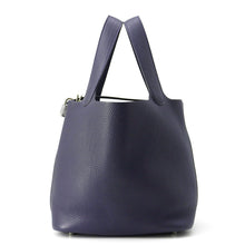 Load image into Gallery viewer, HERMES Picotin Lock Blue Nuit Taurillon Clemence Size MM
