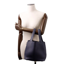 Load image into Gallery viewer, HERMES Picotin Lock Blue Nuit Taurillon Clemence Size MM
