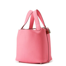 Load image into Gallery viewer, HERMES Picotin Lock Rose Azalee Taurillon Clemence Size PM
