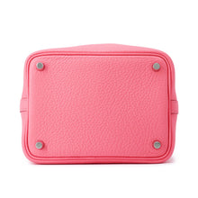 Load image into Gallery viewer, HERMES Picotin Lock Rose Azalee Taurillon Clemence Size PM

