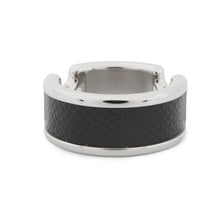 将图像加载到图库查看器中，HERMES Orump Ring Size PM/S/#11 Black Epsom Metal
