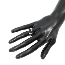 Load image into Gallery viewer, HERMES Orump Ring Size PM/S/#11 Black Epsom Metal

