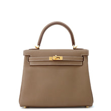 Load image into Gallery viewer, HERMES Kelly Retourne Etoupe Togo Leather Size 25
