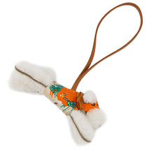Load image into Gallery viewer, HERMES Buddy Bag Charm Aloha White/Multicolor/Gold Silk Chevre Myzore Goatskin Mouton
