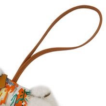 Load image into Gallery viewer, HERMES Buddy Bag Charm Aloha White/Multicolor/Gold Silk Chevre Myzore Goatskin Mouton

