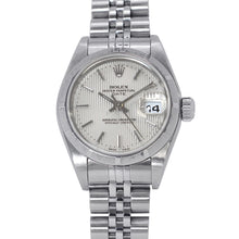 将图像加载到图库查看器中，ROLEX Oyster Perpetual Date W26mm Stainless Steel Silver Dial79190
