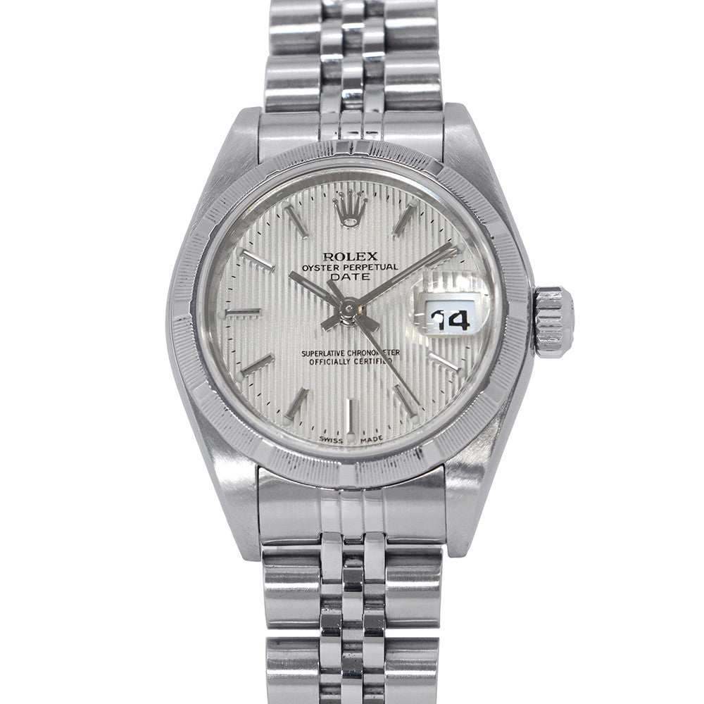 ROLEX Oyster Perpetual Date W26mm Stainless Steel Silver Dial79190
