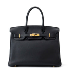 将图像加载到图库查看器中，HERMES Birkin Black Togo Leather Size 30
