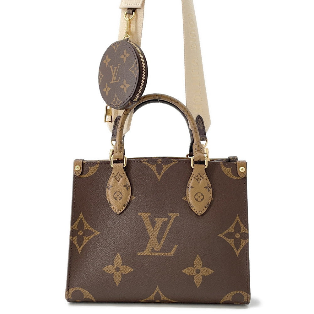 LOUIS VUITTON Onthego RedM46373 Monogram Monogram Reverse Canvas Monogram Giant Size PM