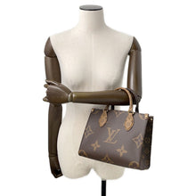 将图像加载到图库查看器中，LOUIS VUITTON Onthego RedM46373 Monogram Monogram Reverse Canvas Monogram Giant Size PM
