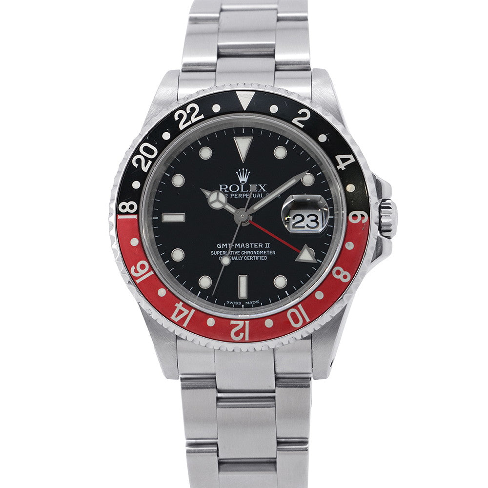 ROLEX GMT MasterⅡ W40mm Stainless Steel Black Dial16710