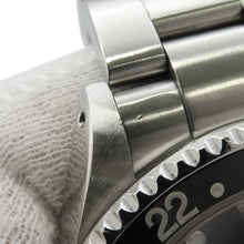 将图像加载到图库查看器中，ROLEX GMT MasterⅡ W40mm Stainless Steel Black Dial16710
