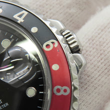 将图像加载到图库查看器中，ROLEX GMT MasterⅡ W40mm Stainless Steel Black Dial16710
