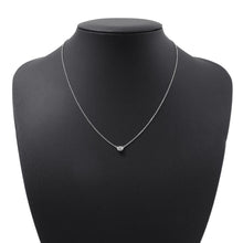 将图像加载到图库查看器中，TIFFANY&amp;Co. By the Yard Single Diamond Pendant Pt950

