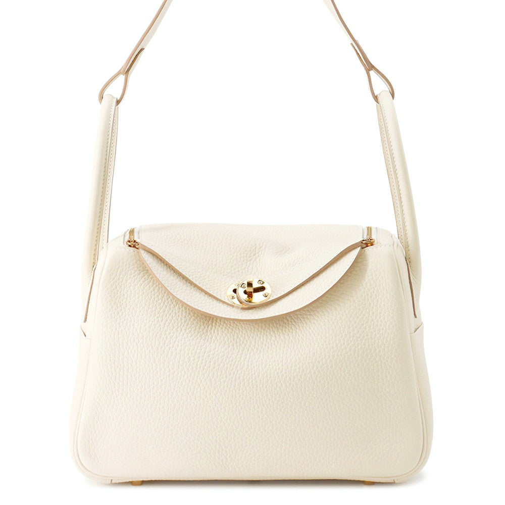 HERMES Lindy Craie Taurillon Clemence Size 26