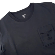 Load image into Gallery viewer, HERMES Embroidery pocket flared dress Size 38 Black5H4505DC Cotton100%
