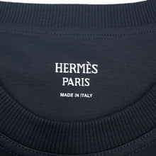 Load image into Gallery viewer, HERMES Embroidery pocket flared dress Size 38 Black5H4505DC Cotton100%
