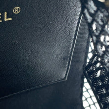 Load image into Gallery viewer, CHANEL Backpack BlackAS5484 Mesh Shiny Lambskin
