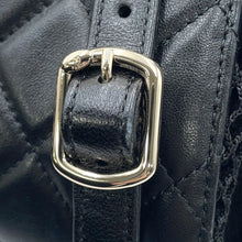 Load image into Gallery viewer, CHANEL Backpack BlackAS5484 Mesh Shiny Lambskin
